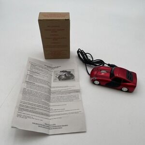 Avon Products Sporty Red Car Commputer Mouse Wired USB OPEN BOX